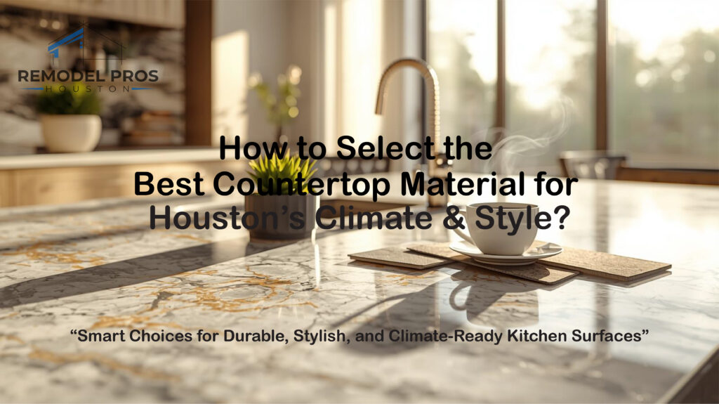 Best Countertop Material for Houston’s Climate & Style