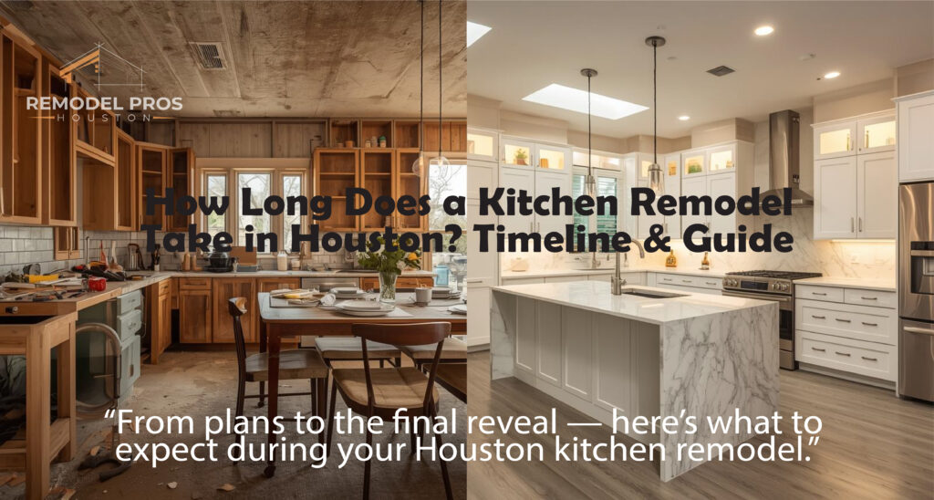 How Long Does a Kitchen Remodel Take in Houston